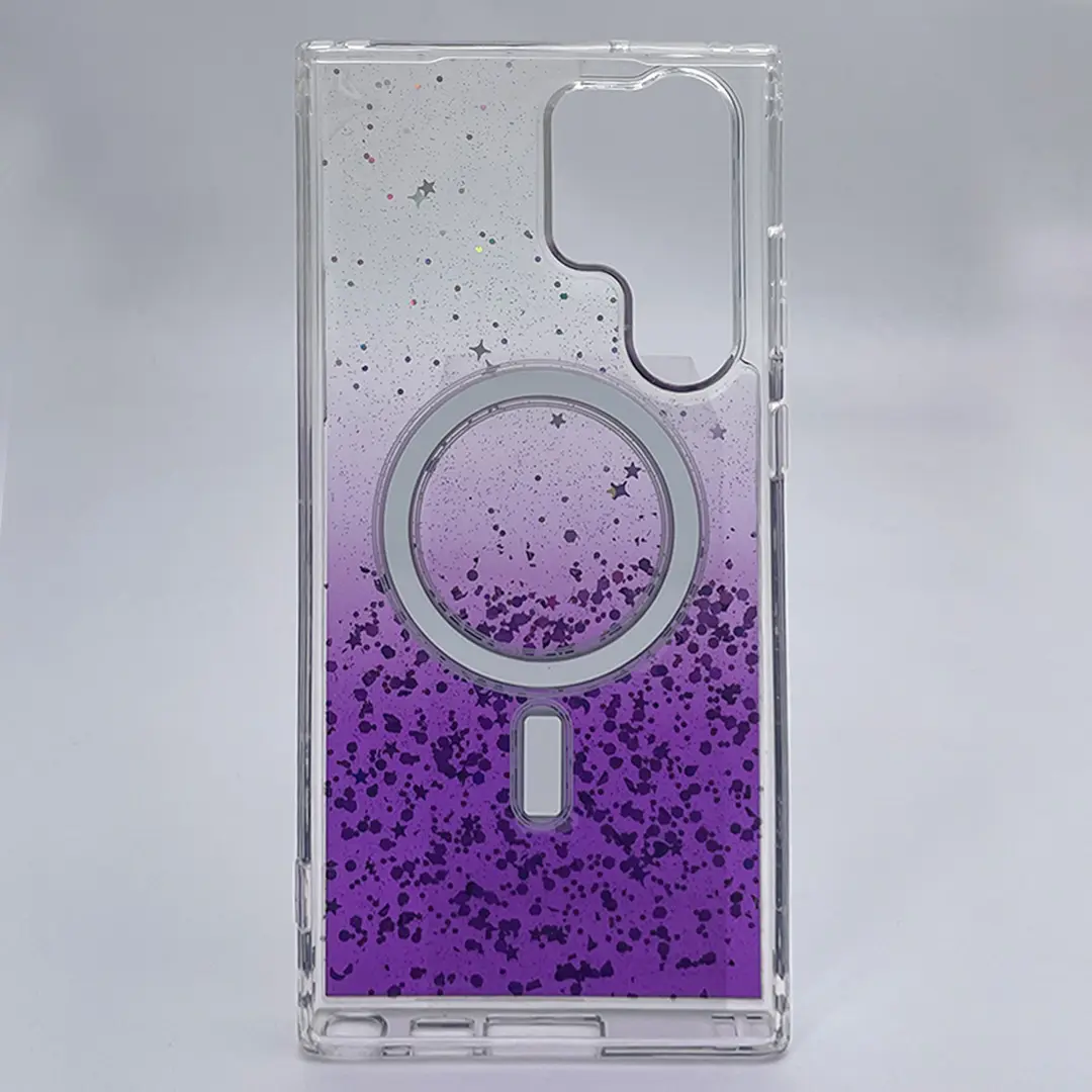 Samsung Galaxy S23 Ultra Bling MagSafe Twotone Eco Purple